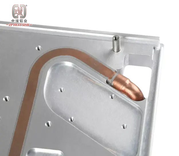Copper Pipe Aluminum Liquid Cold Plate For Laser
