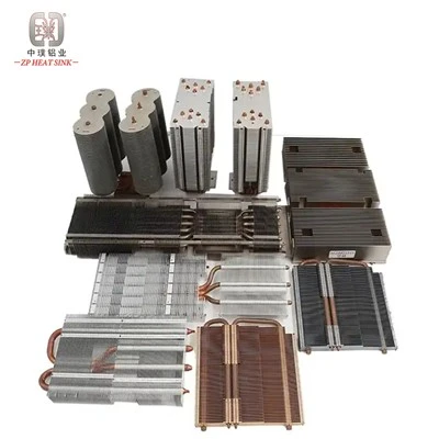 Sinki Haba Aluminium Dengan Paip Haba